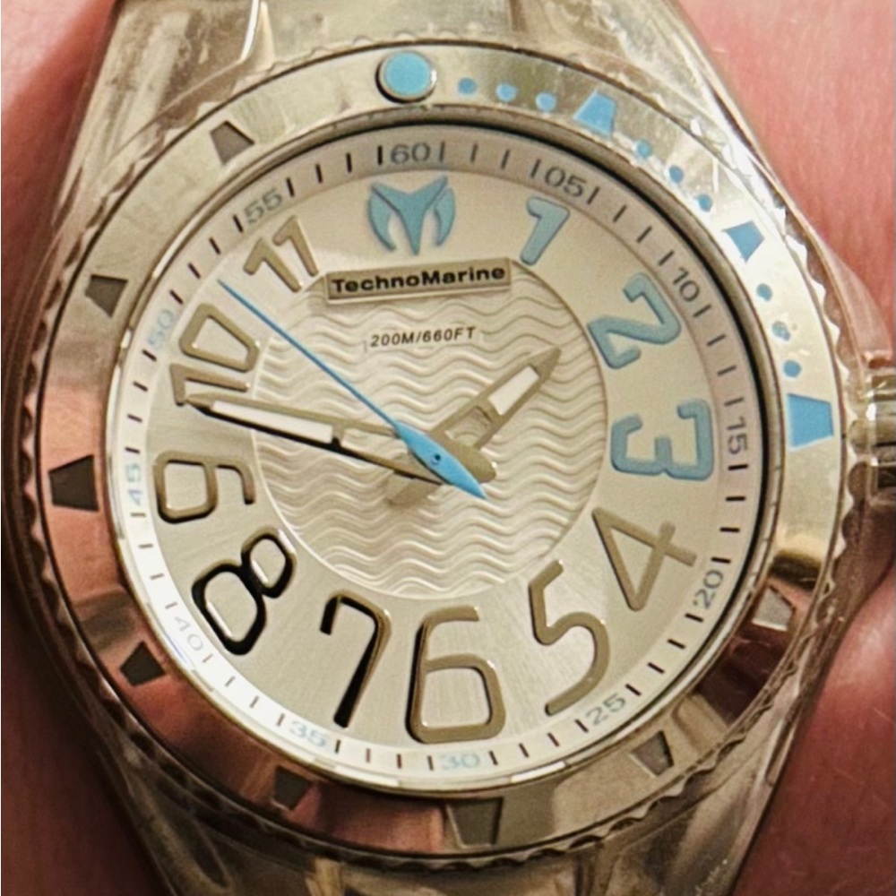 TechnoMarine stainless steel watch